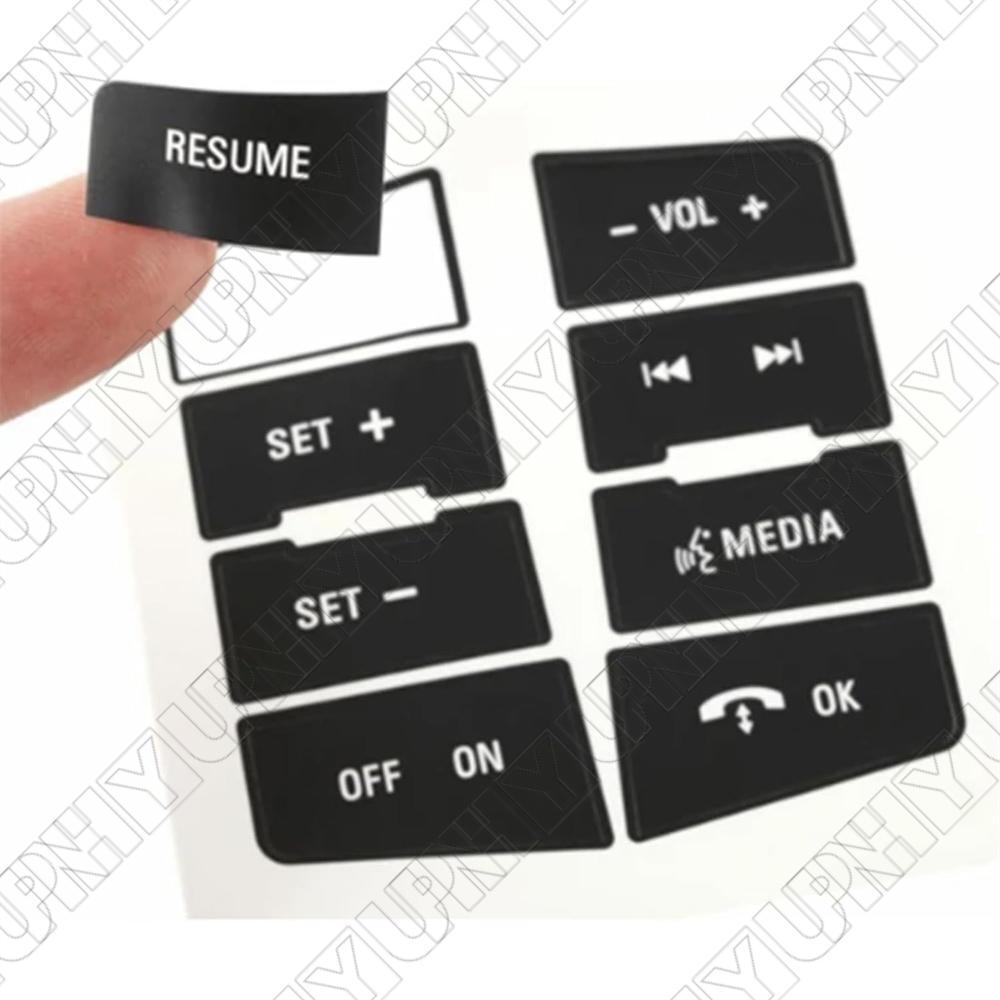 1 Set Steering Wheel Button Repair Decal Stickers for Ford Focus 2008 2009 2010