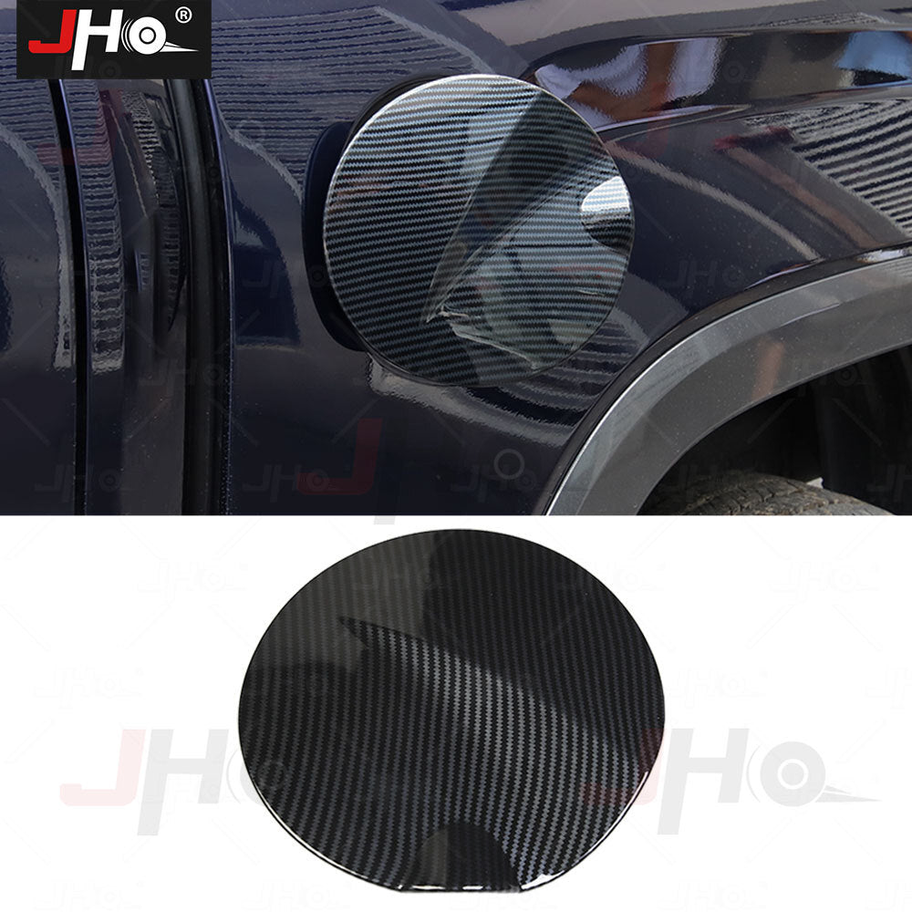 Carbon Grain Fuel Gas Oil Tank Overlay Cover Trim for Toyota Tundra 2022 2023