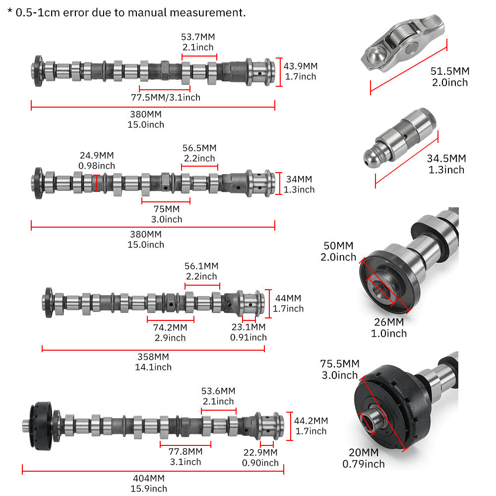 For 11-16 for Chrysler for Dodge for Ram 3.6 Pentastar Cam Kit Lifters Kit Head Gasket Kit