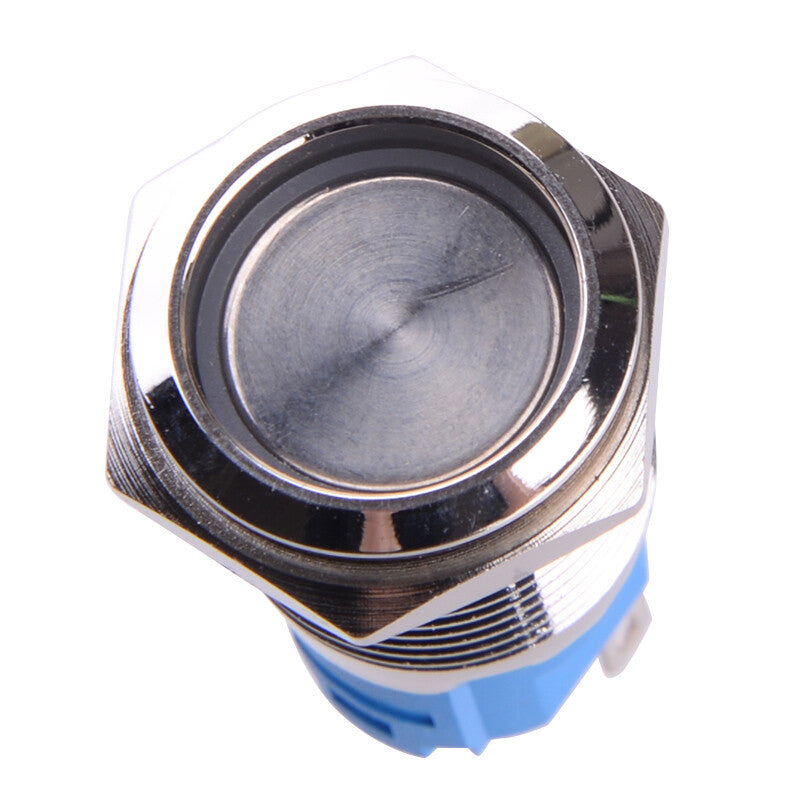 16mm 5-pin 12V ON-OFF Push Button Switch Ignition Starter Self-locking latching