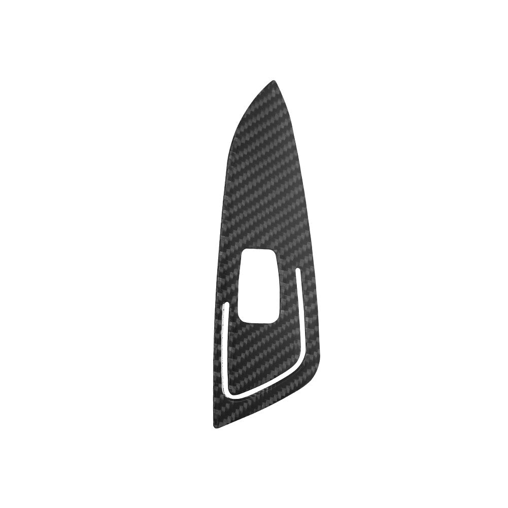 Carbon Fiber Passenger Door Control Trim Cover for Hyundai for Veloster JS 2019-2022