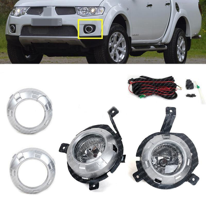 for Mitsubishi Triton / L200 2006-2008 1 Set Fog Lamp with Switch Harness Covers