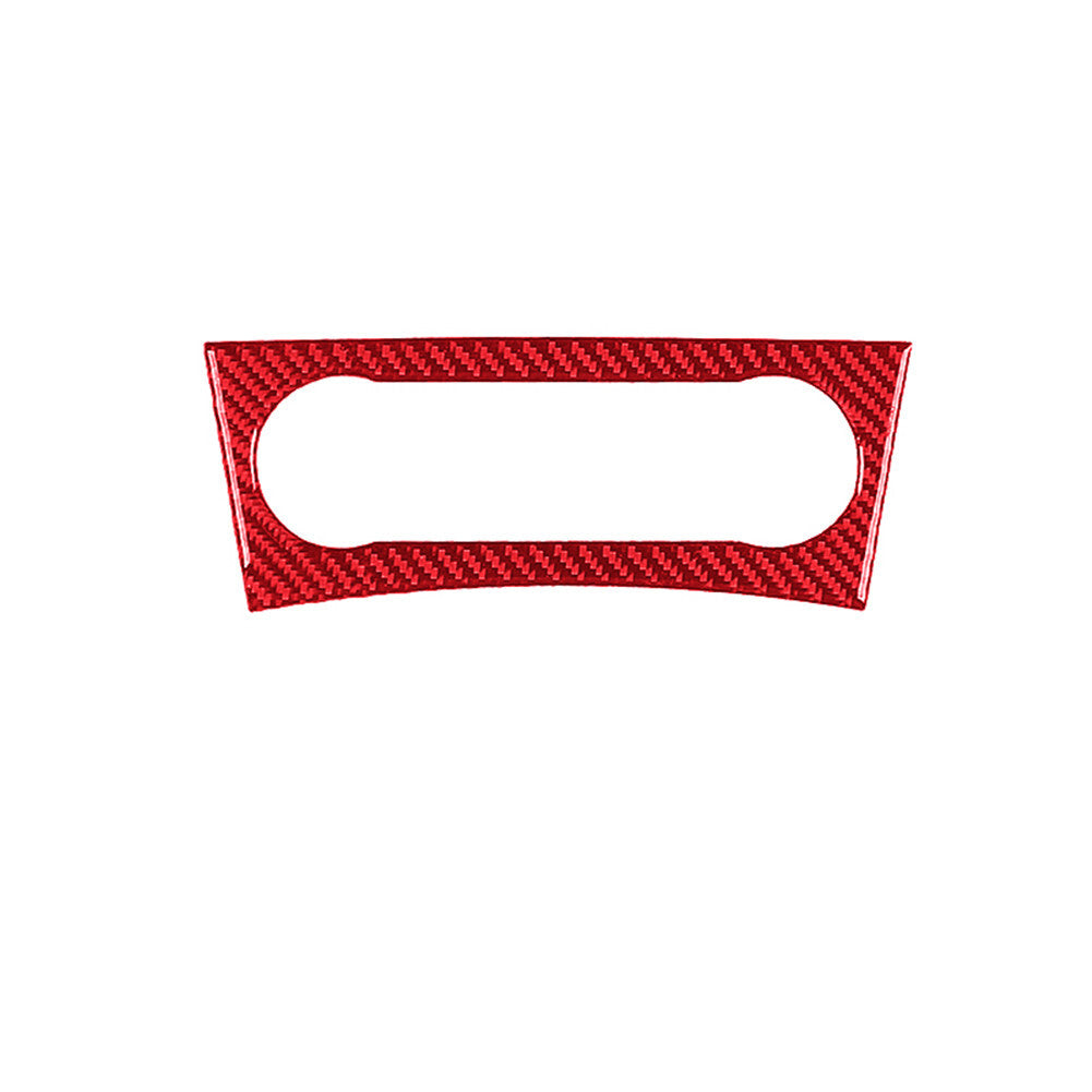 Red carbon fiber air conditioner control panel for Mercedes-Benz W203 2005-07