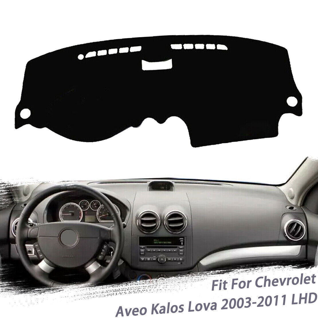 1X Dash Mat Non-slip DashMat Sun Shade Pad for Chevrolet Aveo Kalos Lova 03-2011