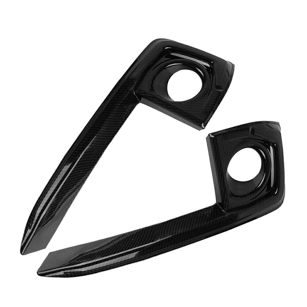Front Fog Light Lamp Cover Trim Molding for Honda for Civic 10th 2019-2021 20 Carbon