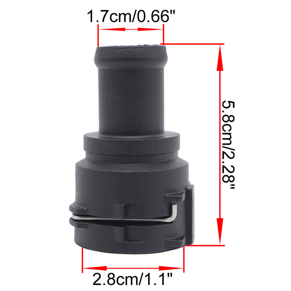 Car Radiator Heat Coolant Hose Flange Water Pipe Connector for Audi A3 8L 96-13