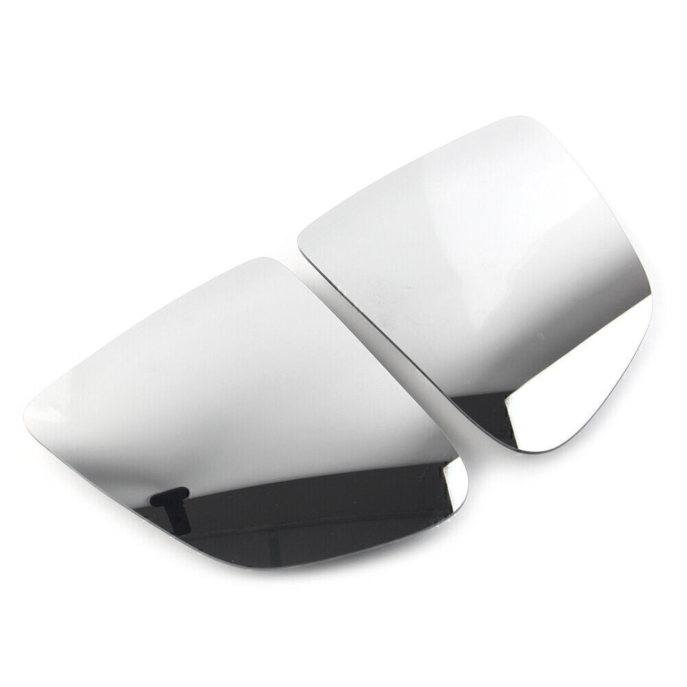 Pair Left Right Rearview Door Wing Mirror Glass White Heated for Tesla for Model Y