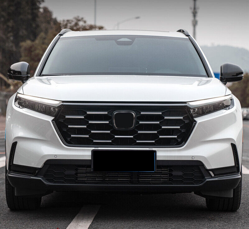 for Honda CRV CR-V 2023-2024 Chrome Front Grille Grill Mesh Strips Trim Decor