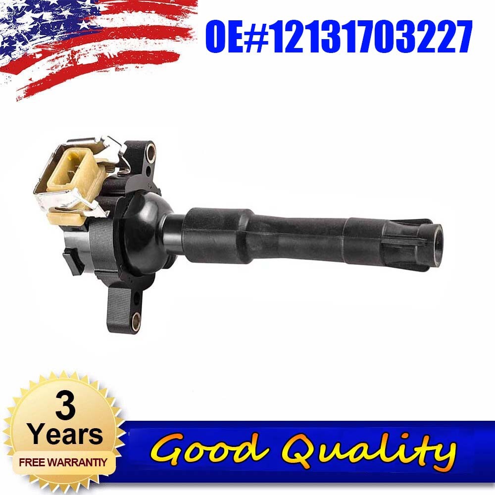 Ignition coil 12131703227 is suitable for BMW 323Ci, 323i, 323is, 325Ci, 352i, 352Xi, 328i, and 328iS.