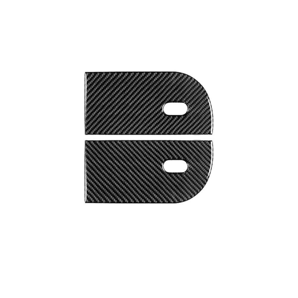 Carbon fiber interior rear window control cover trim for Ford F-150 FX4 (2004-08-)