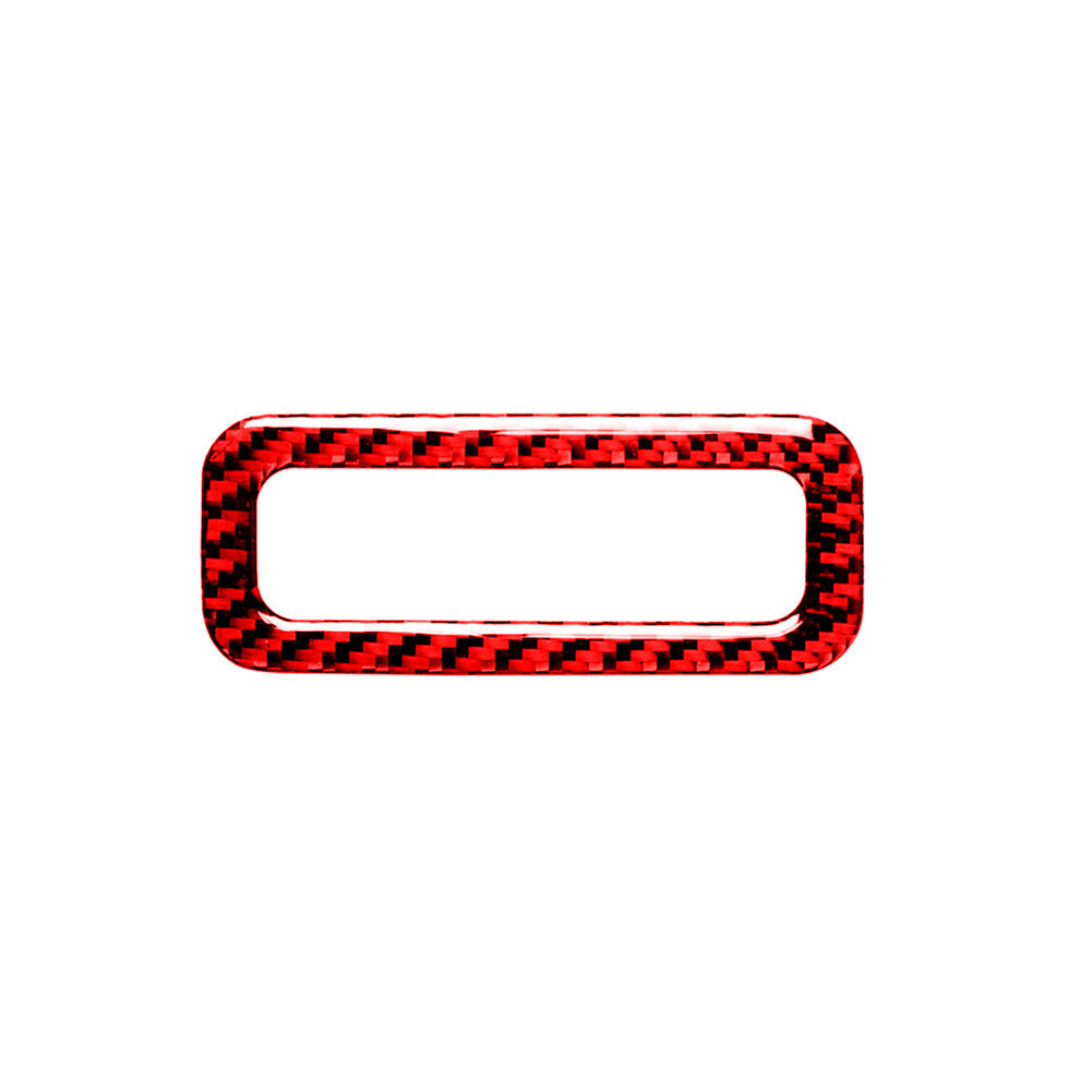Red Carbon Fiber Skylight Frame Decorative Cover Trim for BMW 3 Series E46 98-05