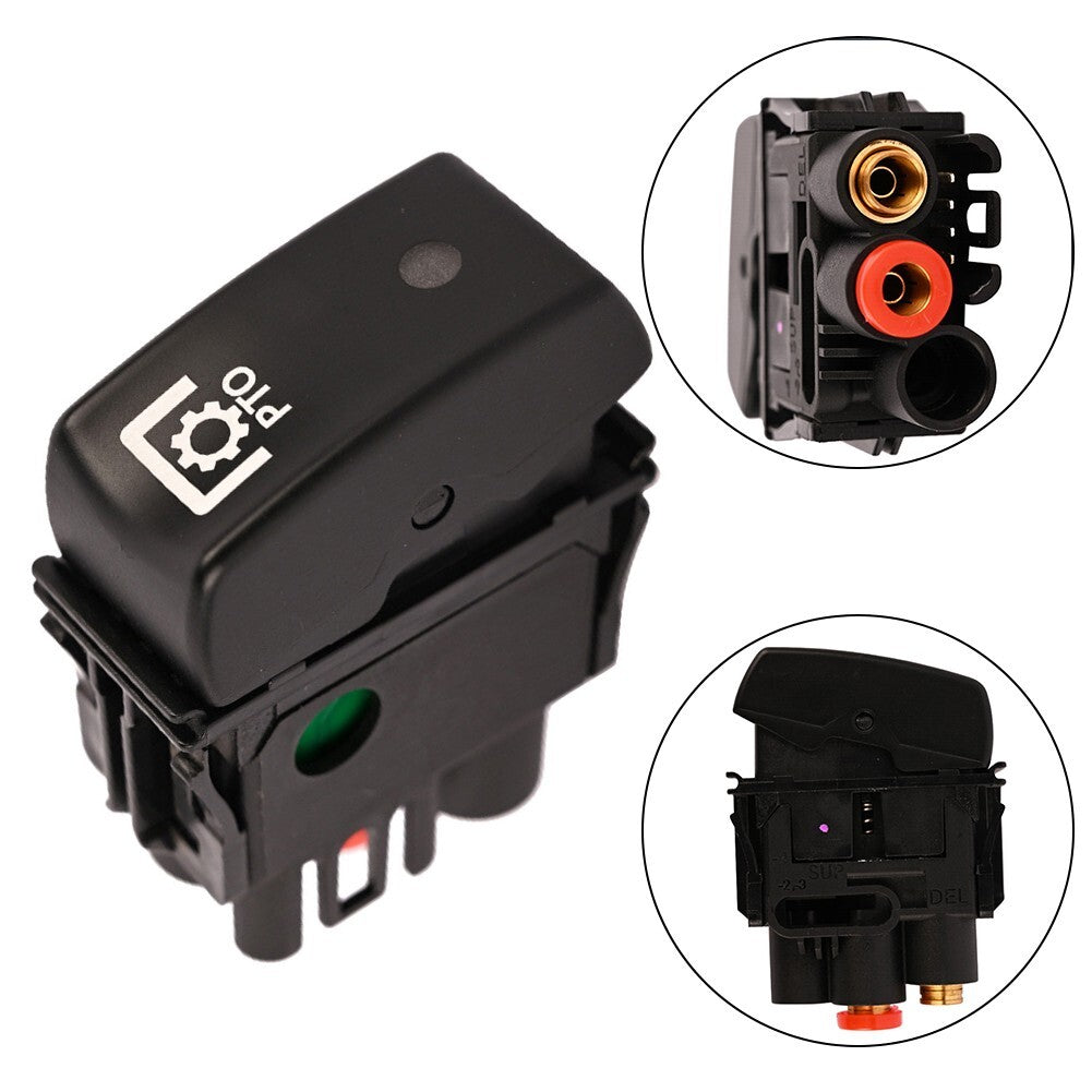 Black Electric Valve Control Switch Replacement for Kenworth PTO G90106609