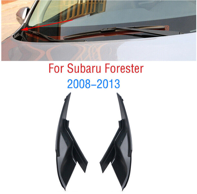 1 Pair for Subaru Forester SH SJ Front Windshield Wrap Wiper Corner Trim Cover