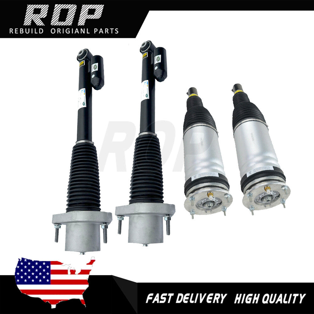 4Pcs Front Rear Air Suspension Shock Struts VDS for Range Rover Sport L405 2012