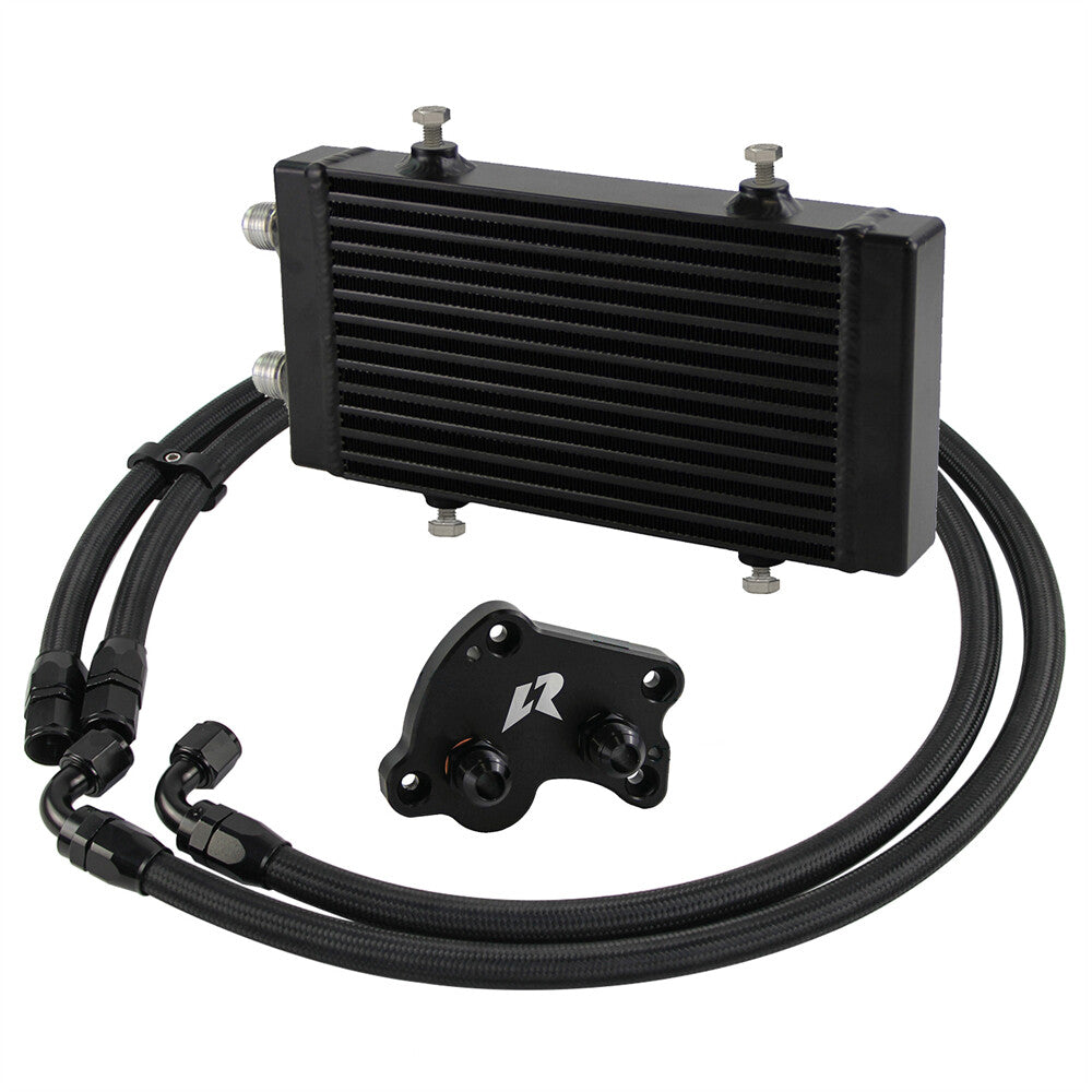 Small Dual Pass Bar  Plate Oil Cooler Kit for BMW for Mini Cooper S R53 R52 R50 BK
