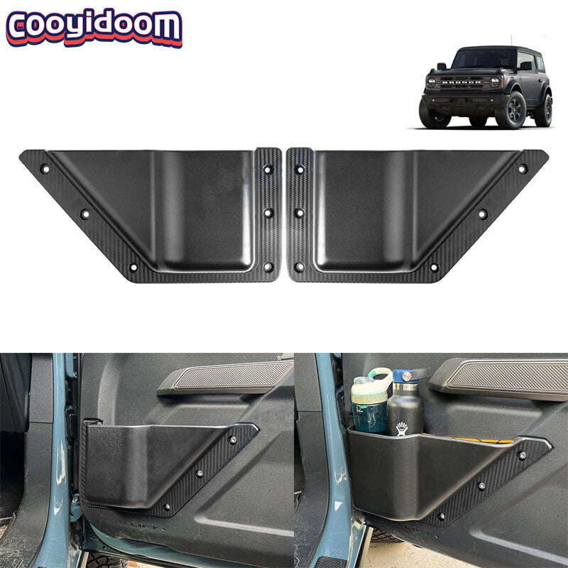 Front Door Storage Box Insert Cup Holder Accessories for Ford Bronco 2021-2023