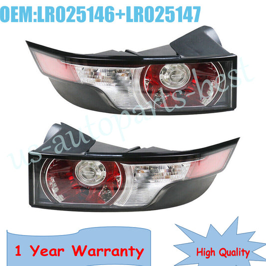2pcs Fit for Land Rover for Range Rover Evoque 2011-2015 Rear Tail Light Brake Lamp
