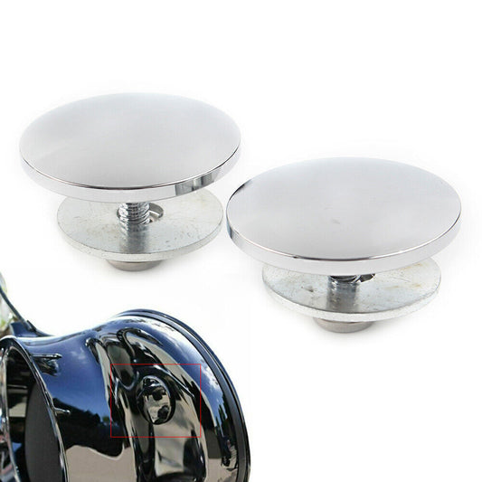 Chrome Inner Fairing Mirror Plugs Fit for Harley Street Glide Trike FLHXXX