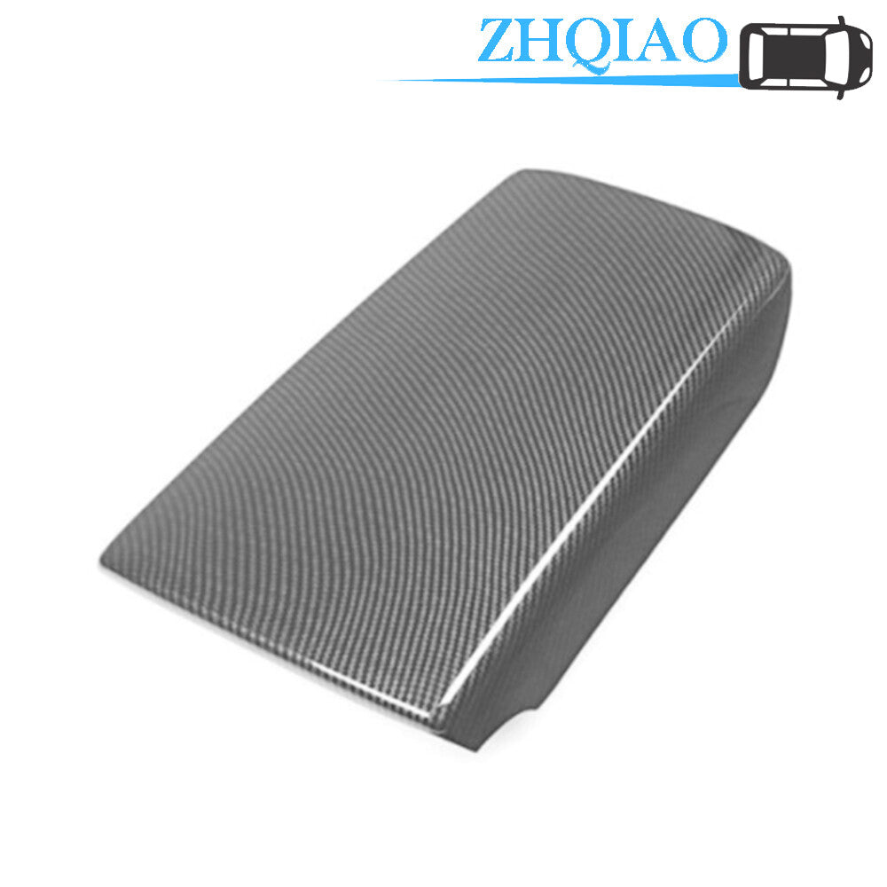 Carbon Leather Center Console Armrest Box Panel Cover Trim Fits for Honda Accord