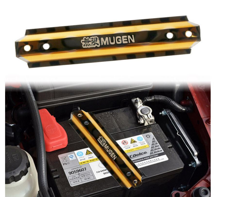 Car battery fastening bracket support rod Mugen Gunblack Gold for Honda for Acura