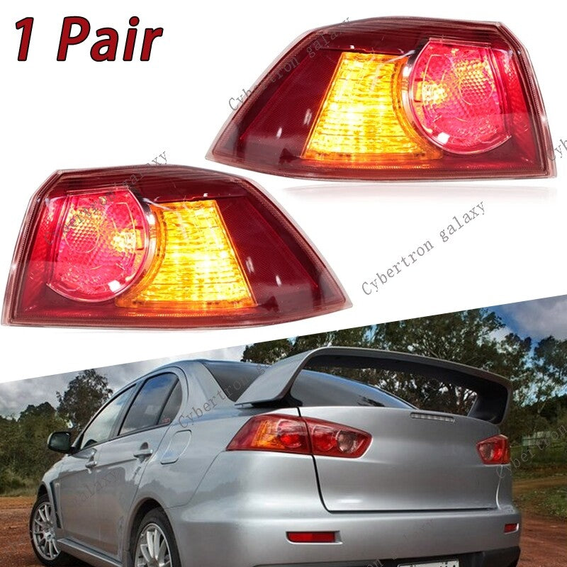 for Mitsubishi Lancer-EX EVO 10 2008-2013 Pair Tail Light Turn Signal Assembly