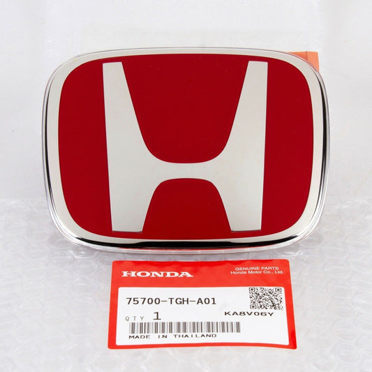 style, front red, 75700TGHA01 EMBLEM, civilian type, R FK8, 2017-2021