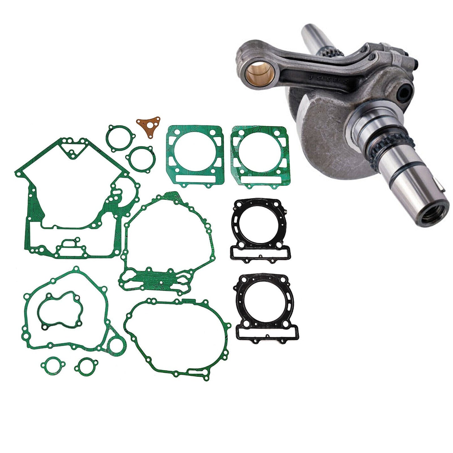 Crankshaft Assy  Full Engine Gasket Kit For Hisun 800 UTV VTwin Massimo Bennche