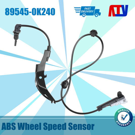New ABS Wheel Speed Sensor Rear Right 89545-0K240 Fit for Toyota Hilux 4WD