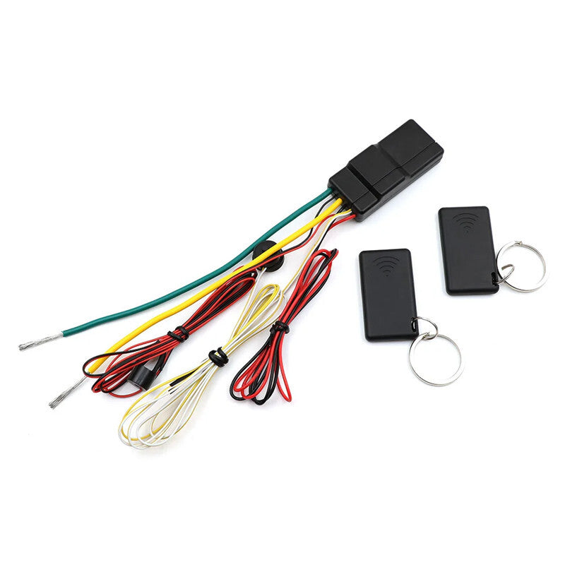 2.4GHz RFID Car Wireless Engine Lock Burglar Cut Off Auto Unlock Alarm System