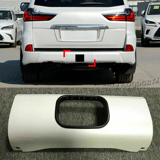 for LEXUS LX570 2016-2021 ABS Pearl White Rear Bumper Trailer Tow Hitch Cover 1X
