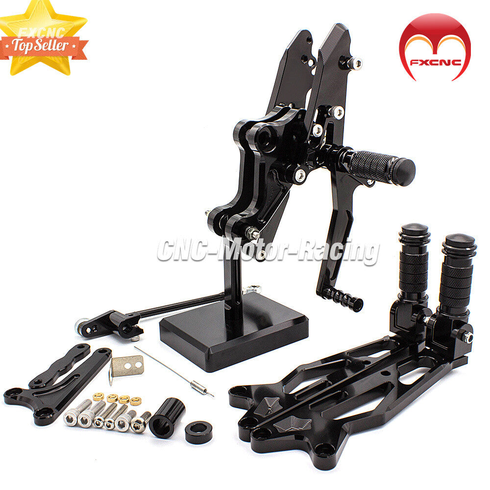 CNC-controlled foot spikes, pedals, and rear wheel footrest for Honda GROM MSX125 (2017-2018-2021).