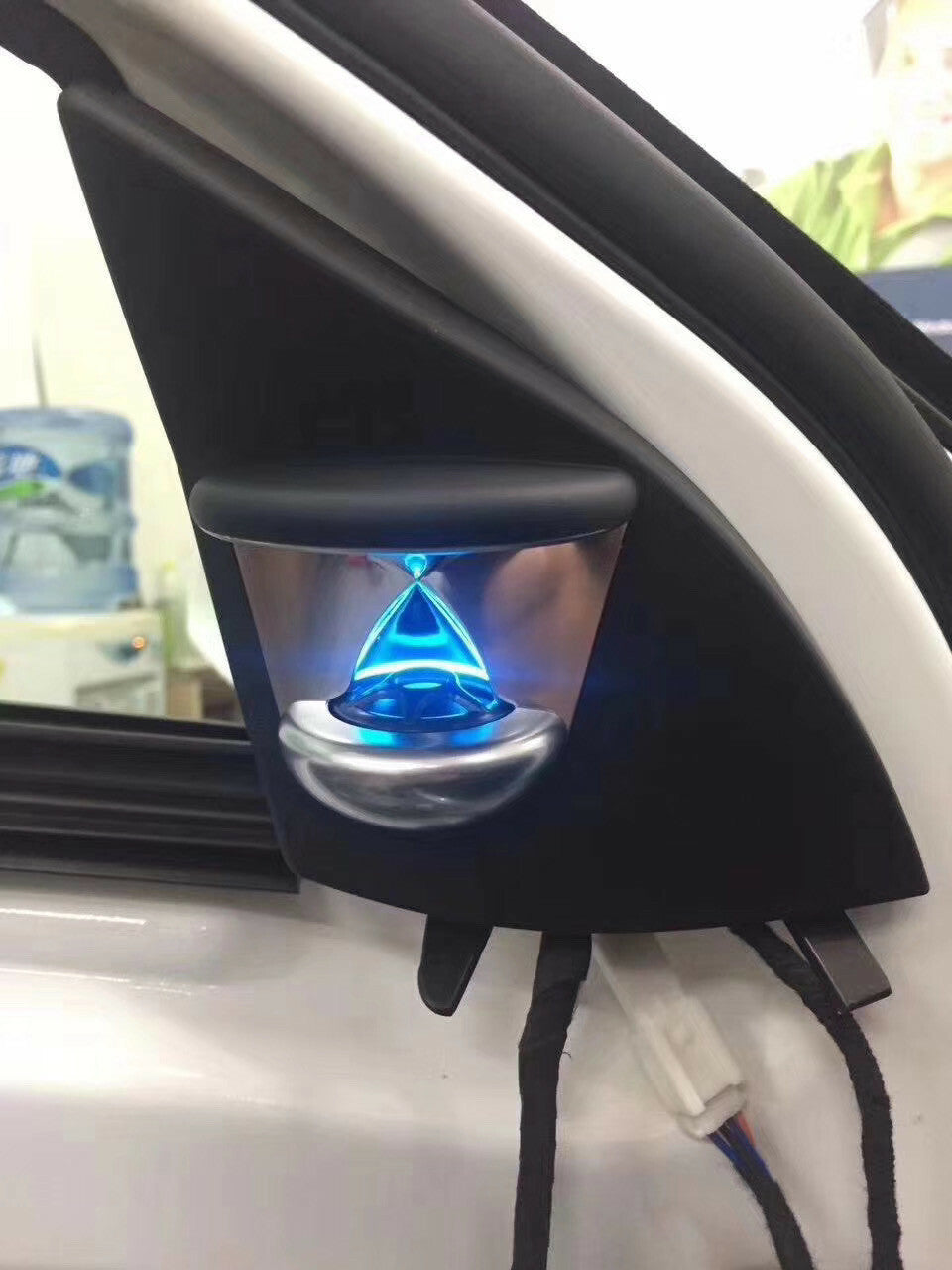 12 color Illuminated speaker tweeter sand clock style for Mercedes W166 GLE X166