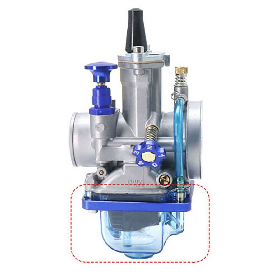 Transparent Carburetor Bottom Float Bowl Plastic Shell For PWK I/II/III Carb