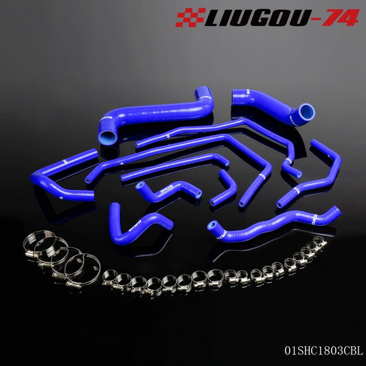 Suitable for 02-07 for SUBARU Impreza GDB AGE Blue Silicone Radiator Coolant Hose Kit (USA)