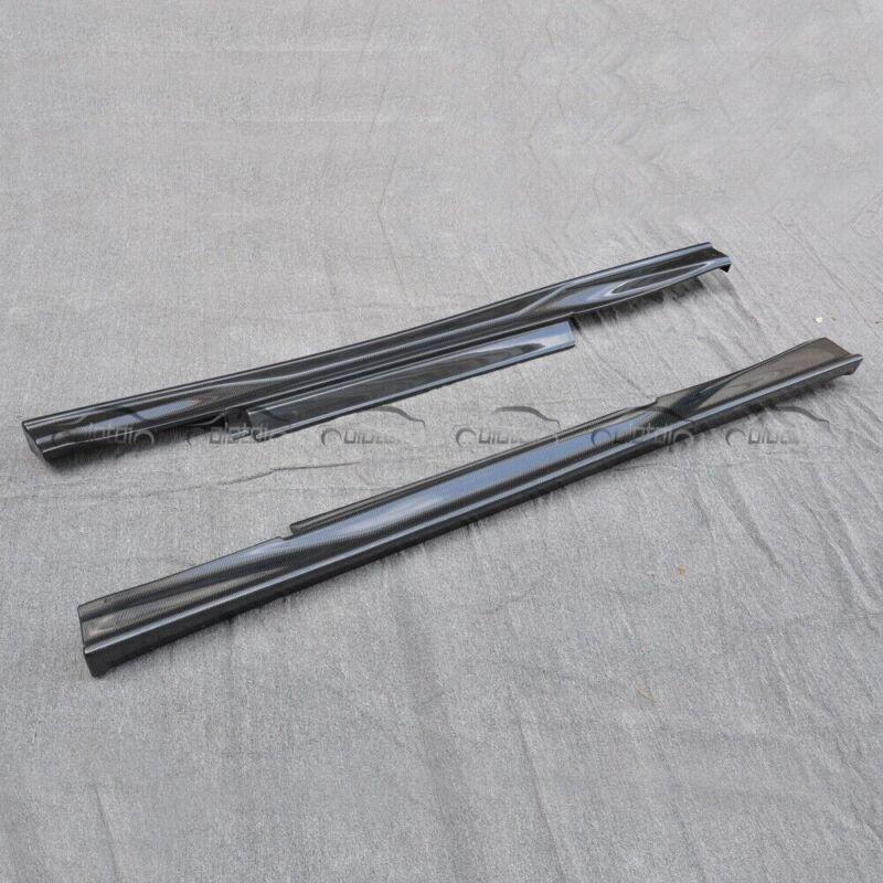 Carbon fiber is suitable for Nissan GTR R35 TS style side skirts with extended lip aprons boilers.