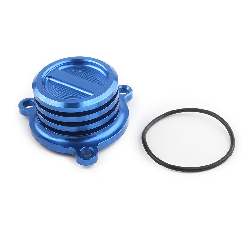Engine Oil Filter Cap Cover Guard Aluminum for Yamaha XMAX 250 ABS 300 400 Blue