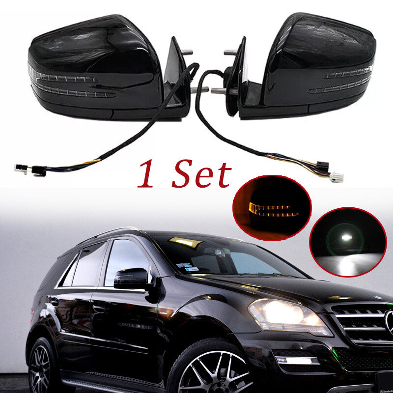 Car Side Door Mirror Set for Mercedes-Benz M GL class X W164 ML63 ML164 GL550