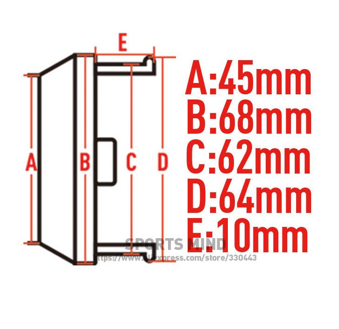 Suitable for Audi A2 car keychains, horseshoe buckles, carbon fiber leather, black and red.