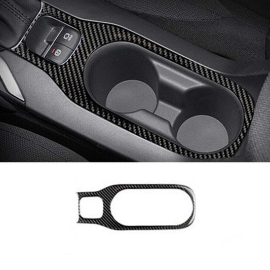 Central Console Water Cup Cover for Toyota for Corolla 19-22 Real Carbon Fiber