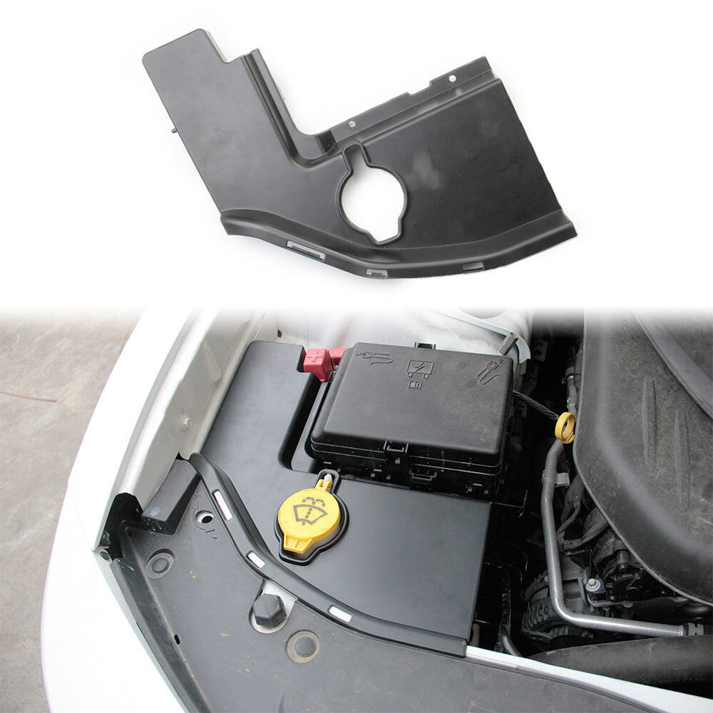 Plastic Windshield Washer Tank Engine Bay Side Panel Cover for Dodge Charger