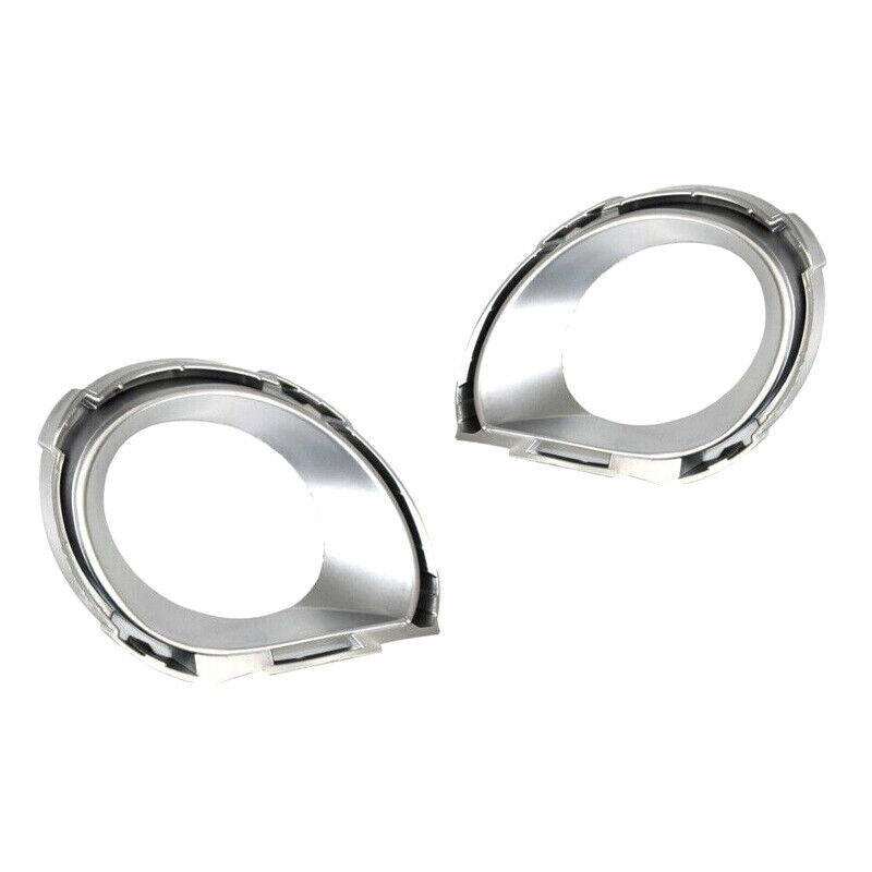 for VW Touareg Facelift 2007-2010 Pair Front Bumper Fog Light Trim Covers