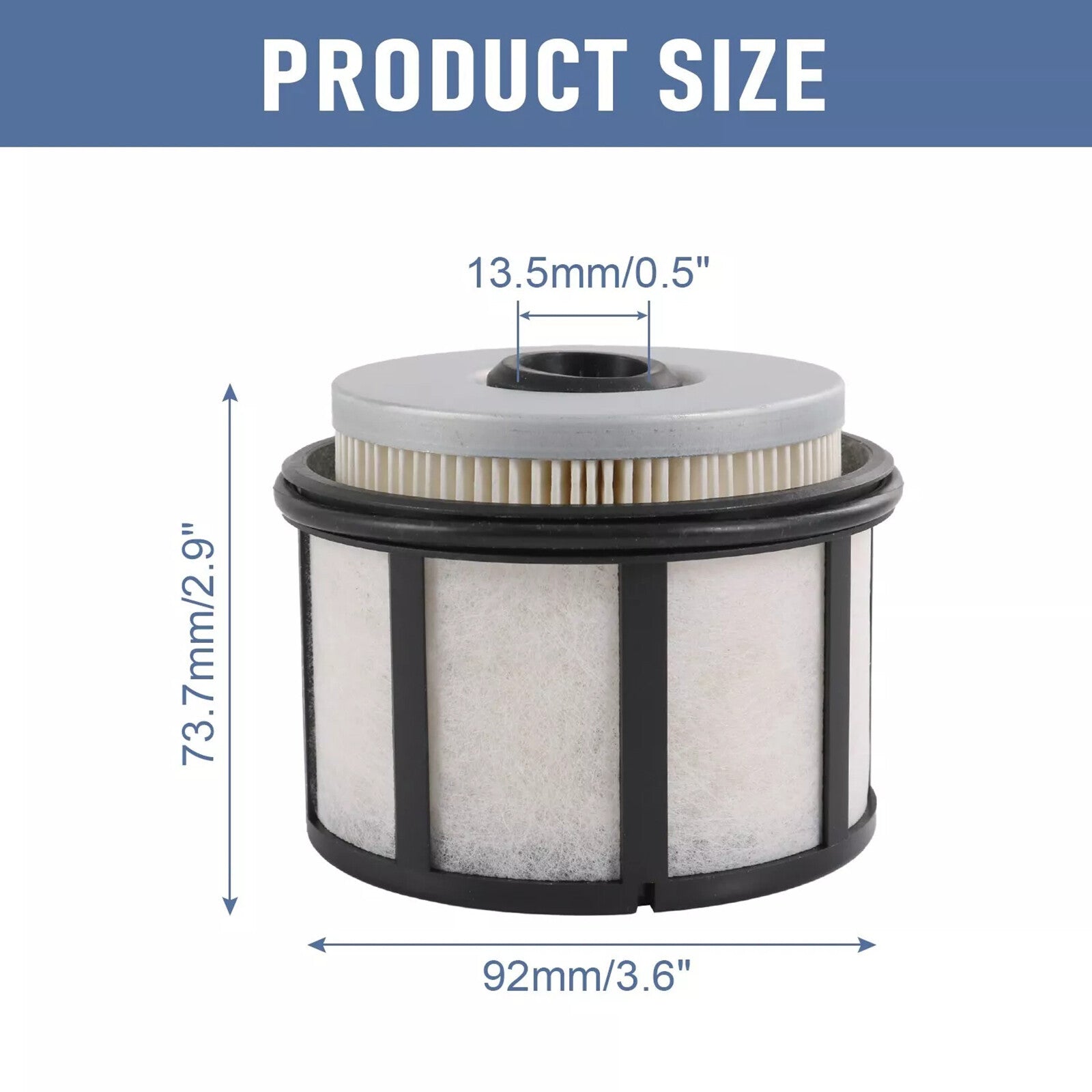 3Pcs 7.3L Diesel Fuel Filter for Ford F250 F350 F450 F550 SUPER DUTY 1999-2003