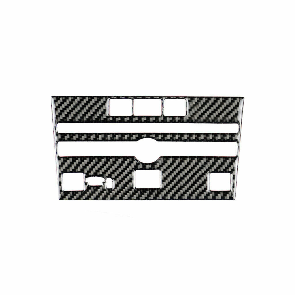 Carbon fiber internal CD panel frame decorative protective cover suitable for Infiniti Q50 Q60 2014-19