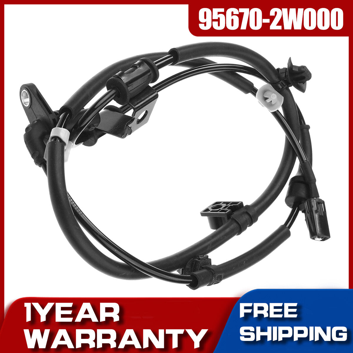 Front or Rear Left ABS Wheel Speed Sensor for Hyundai Santa Fe 07-18 for Kia Sorento