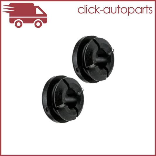 2X Hood Support Prop Rod Grommet Rubber Black for Nissan for Altima Sentra Quest NEW