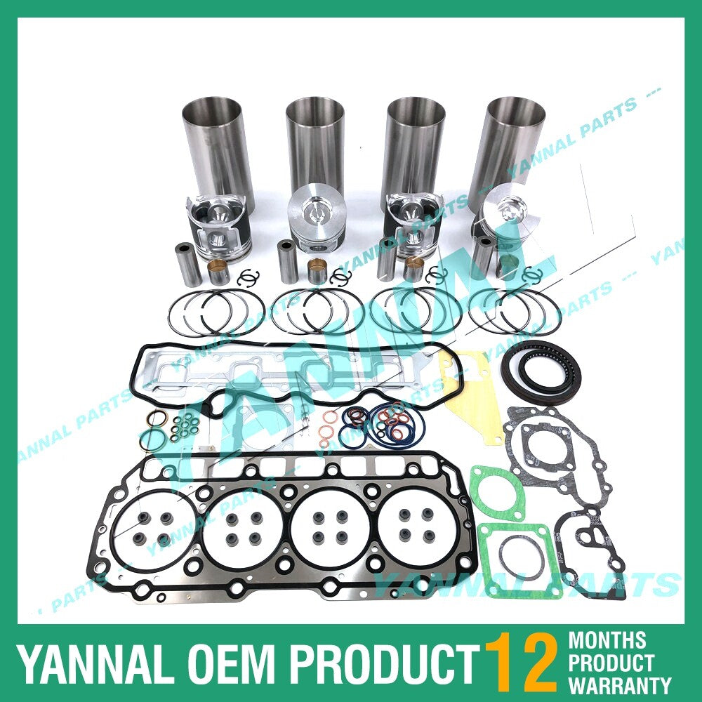 4TNV98 16V Overhaul and Rebuild Kit with Complete Gaskets for Yanmar Diesel Engines