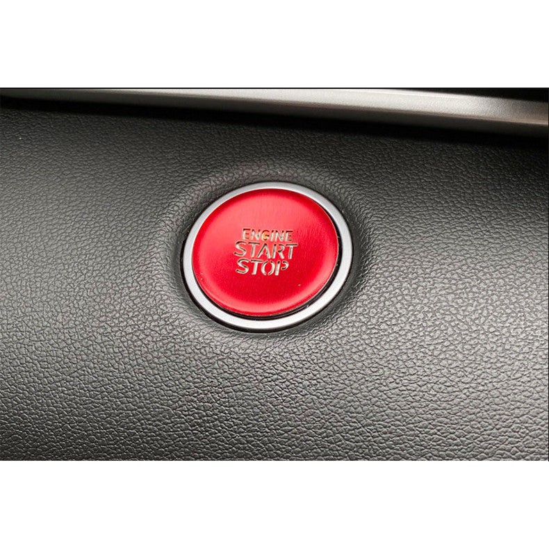 for Hyundai for Elantra 2021-2023 Red Start Stop Button Ignition Switch Cover Trim
