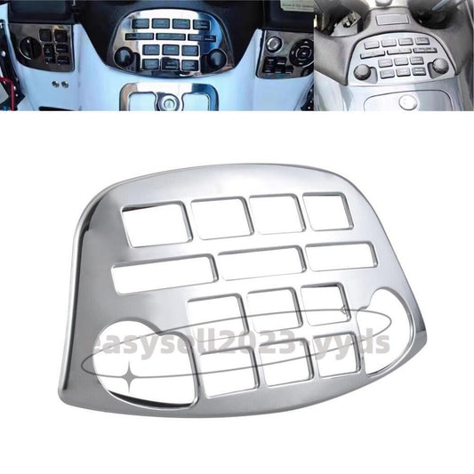Chrome Radio Accent Panel Fairing Decoration for Honda Goldwing GL1800 2001-2011