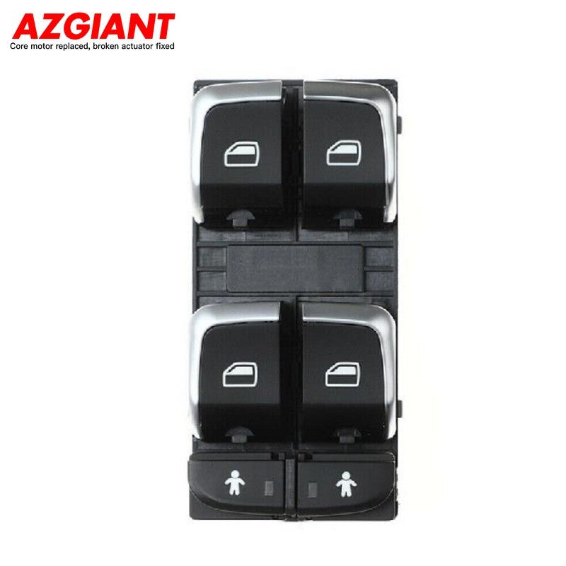 Front Left Driver Side Window Switch With chrome for Audi A6 S6 A7 RS6 Q3 RS7 RSQ3
