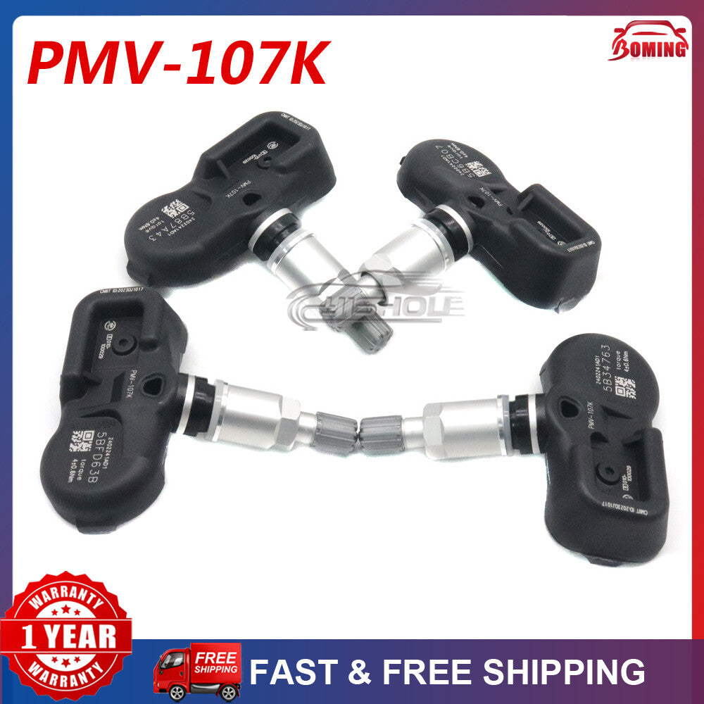 4X TPMS Tire Pressure Sensor PMV-107K 42607-50010 42607-50011 For 2005-12 for Lexus